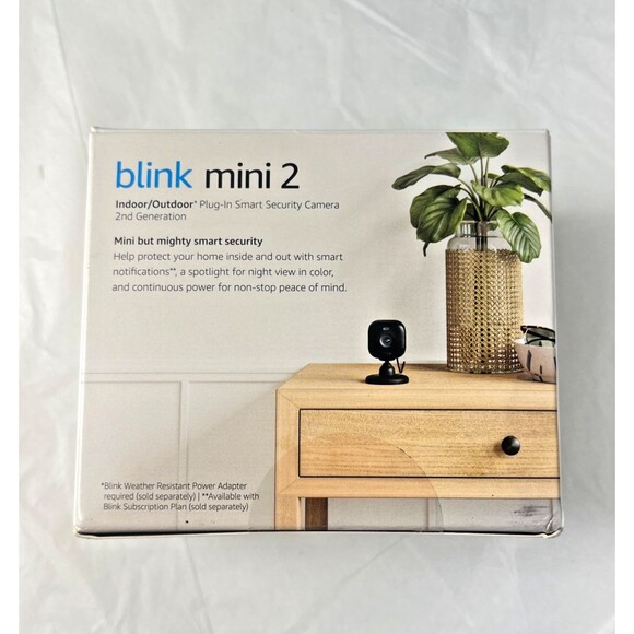 Blink Mini 2 Indoor Outdoor Wired Camera - Picture 4 of 5